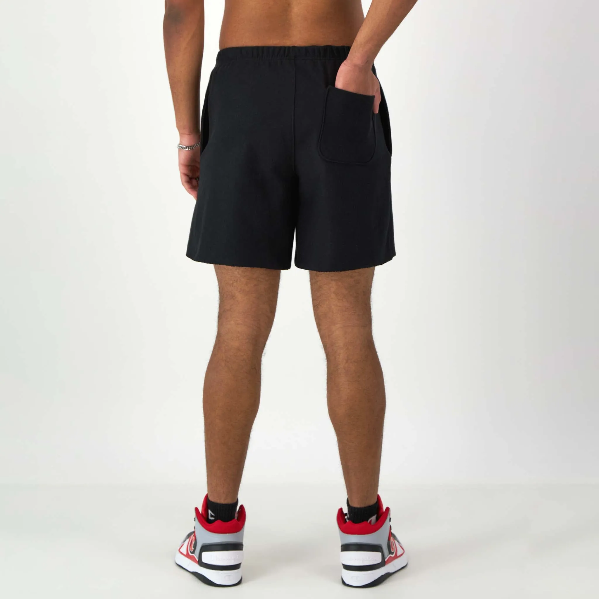 7" Reverse Weave Cut-Off Shorts, C Logo