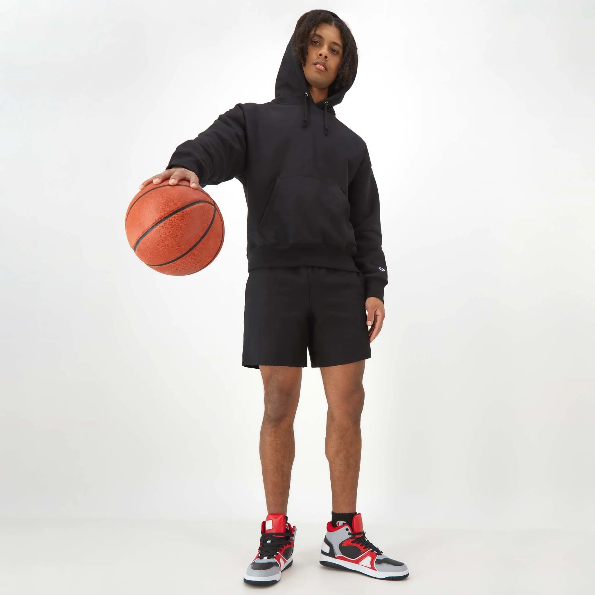 7" Reverse Weave Cut-Off Shorts, C Logo