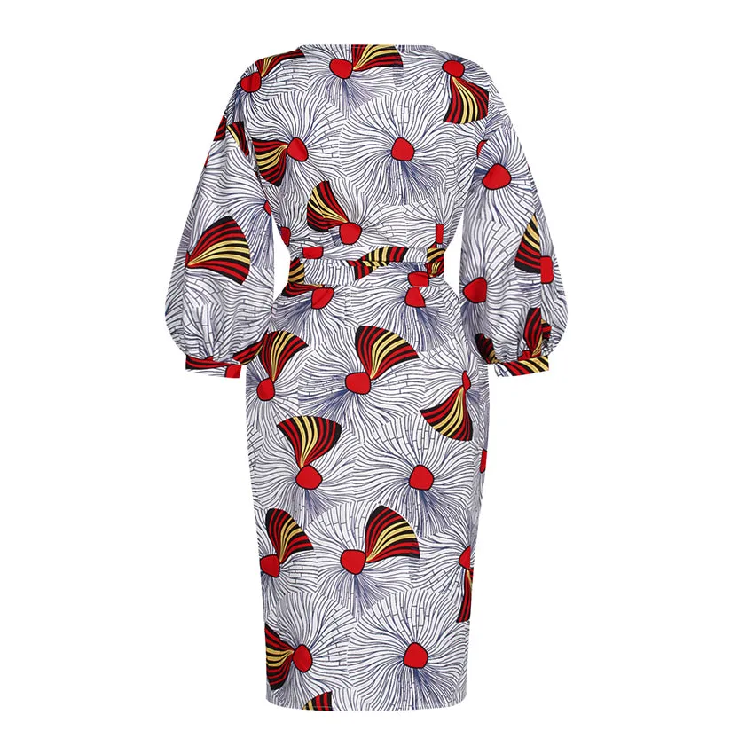 Autumn Dress Dashiki Printed African Dresses for Women