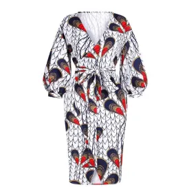 Autumn Dress Dashiki Printed African Dresses for Women