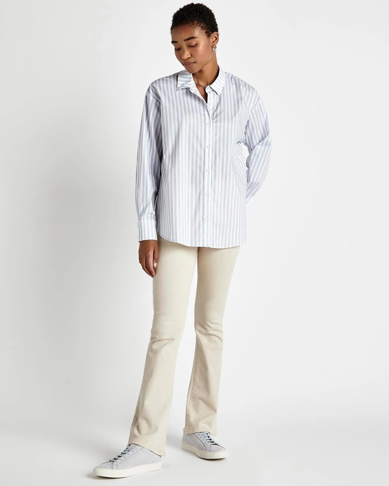 Avril Striped Button Down Shirt