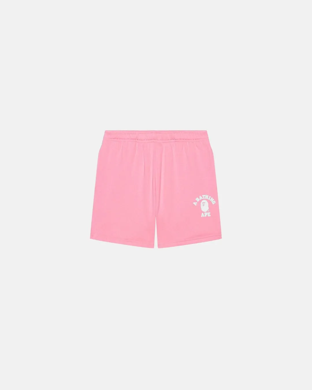 Bape College Sweat Shorts L Pink