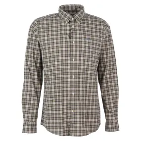 Barbour Lomond Tailored Mens Shirt - Forest Mist