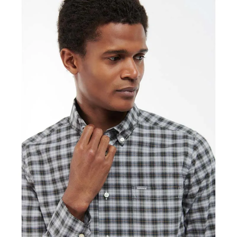 Barbour Lomond Tailored Mens Shirt - Greystone