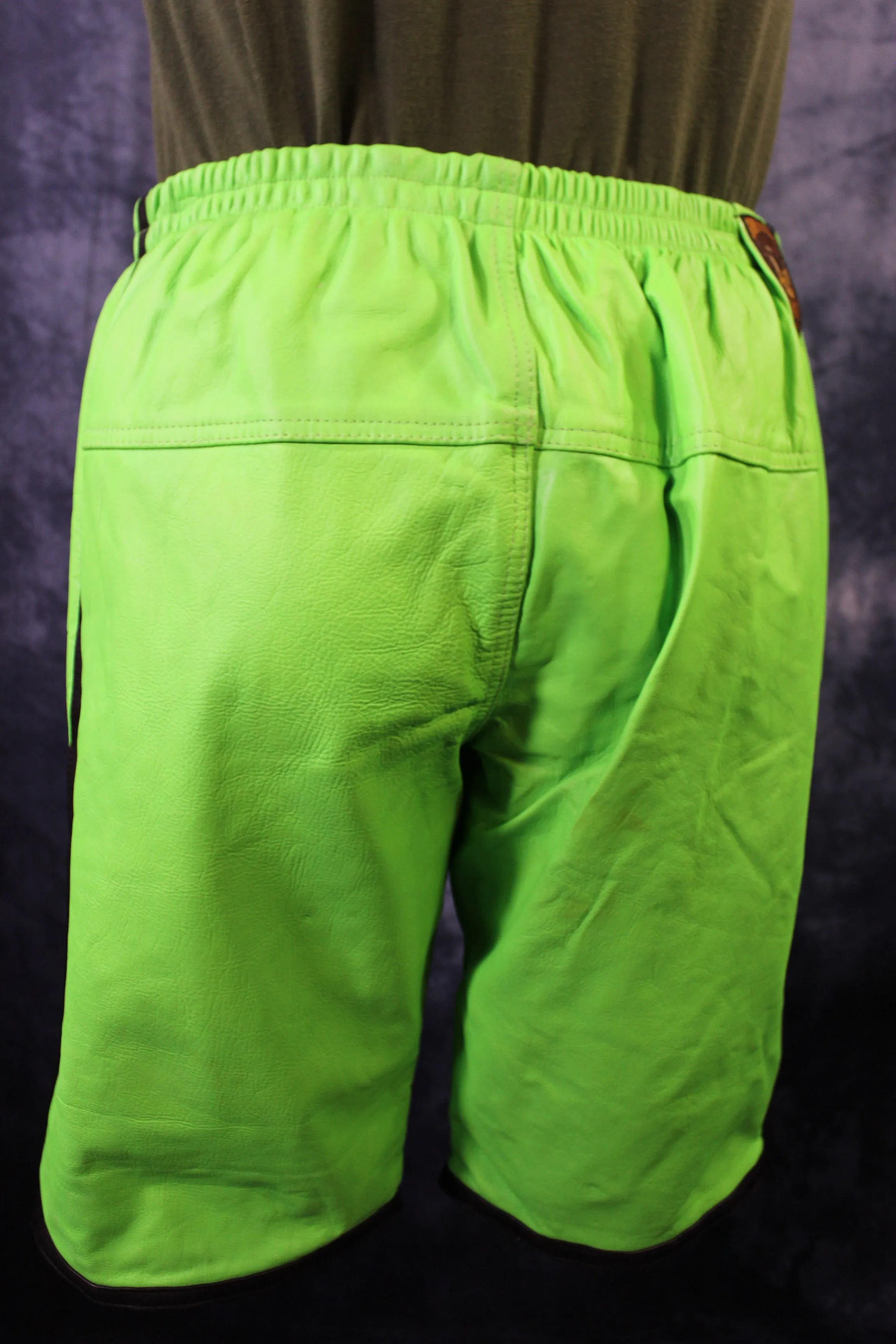 Basketball Shorts in Neon Green and Black