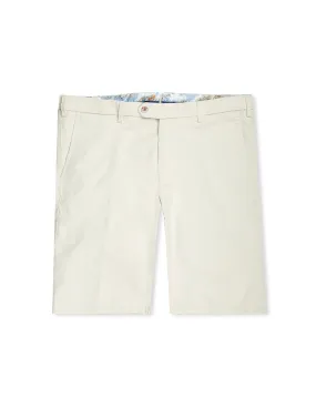 Beige Pegasus Cotton Chino Shorts