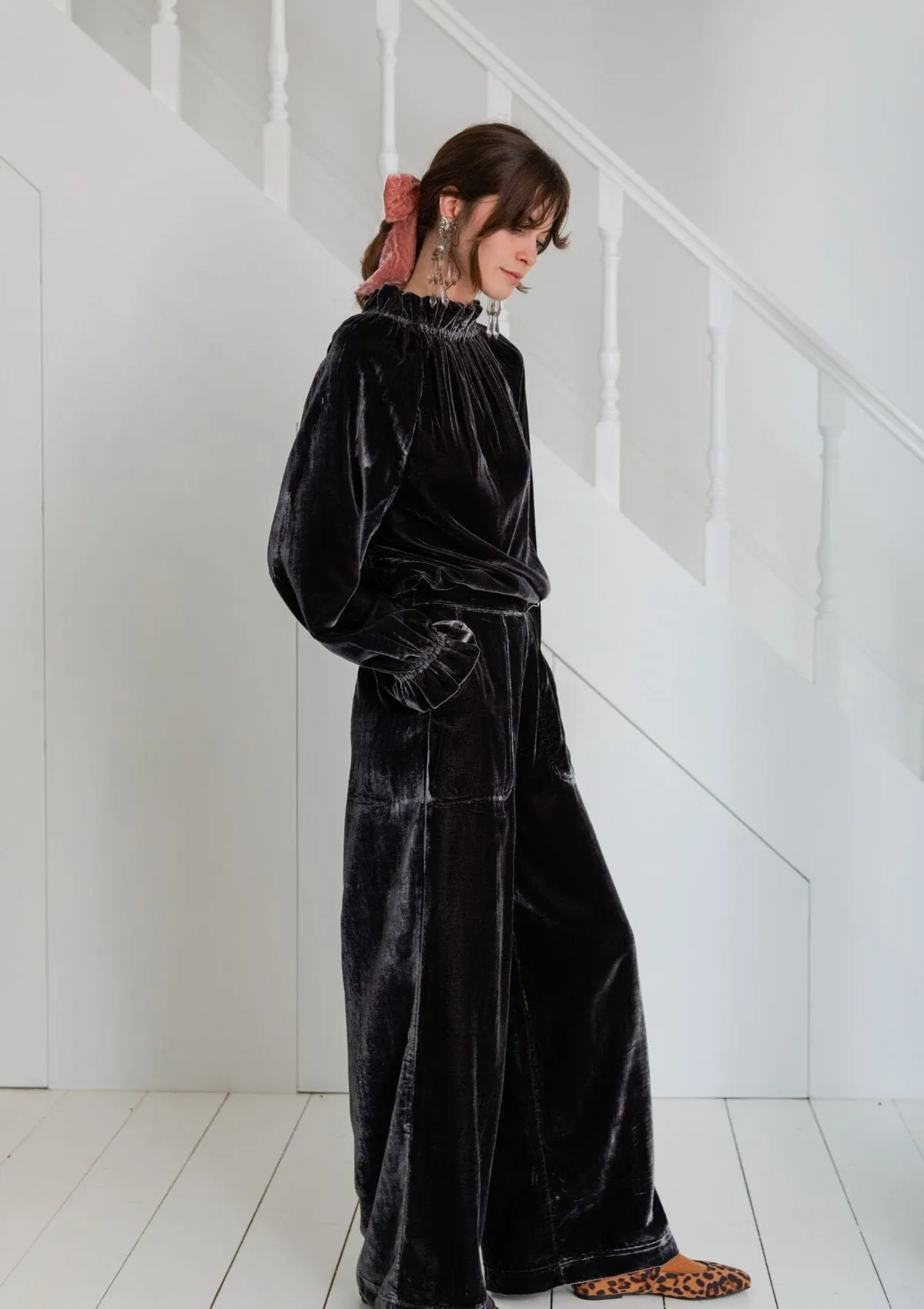Bidette Velvet Trouser | Bonte