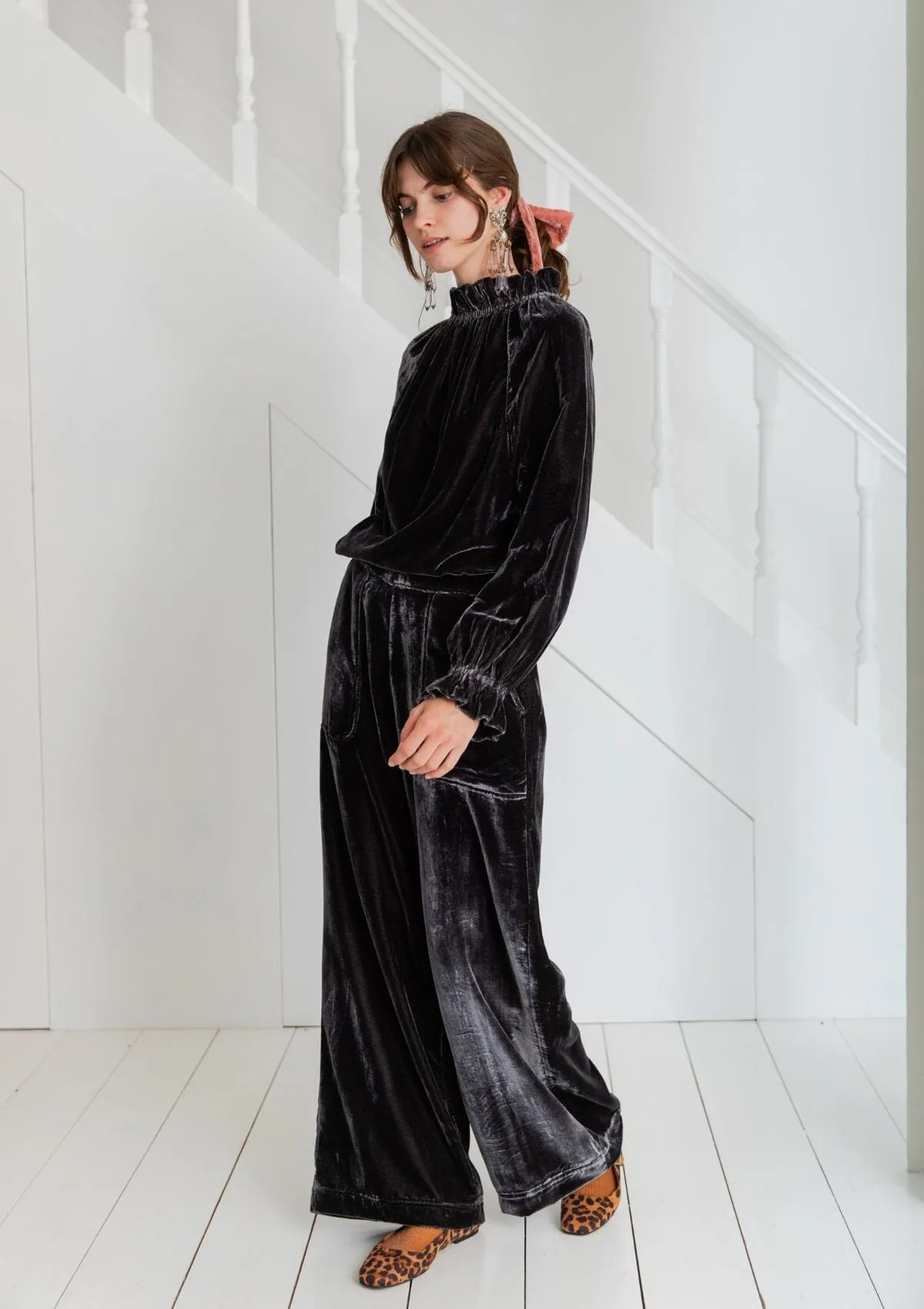 Bidette Velvet Trouser | Bonte