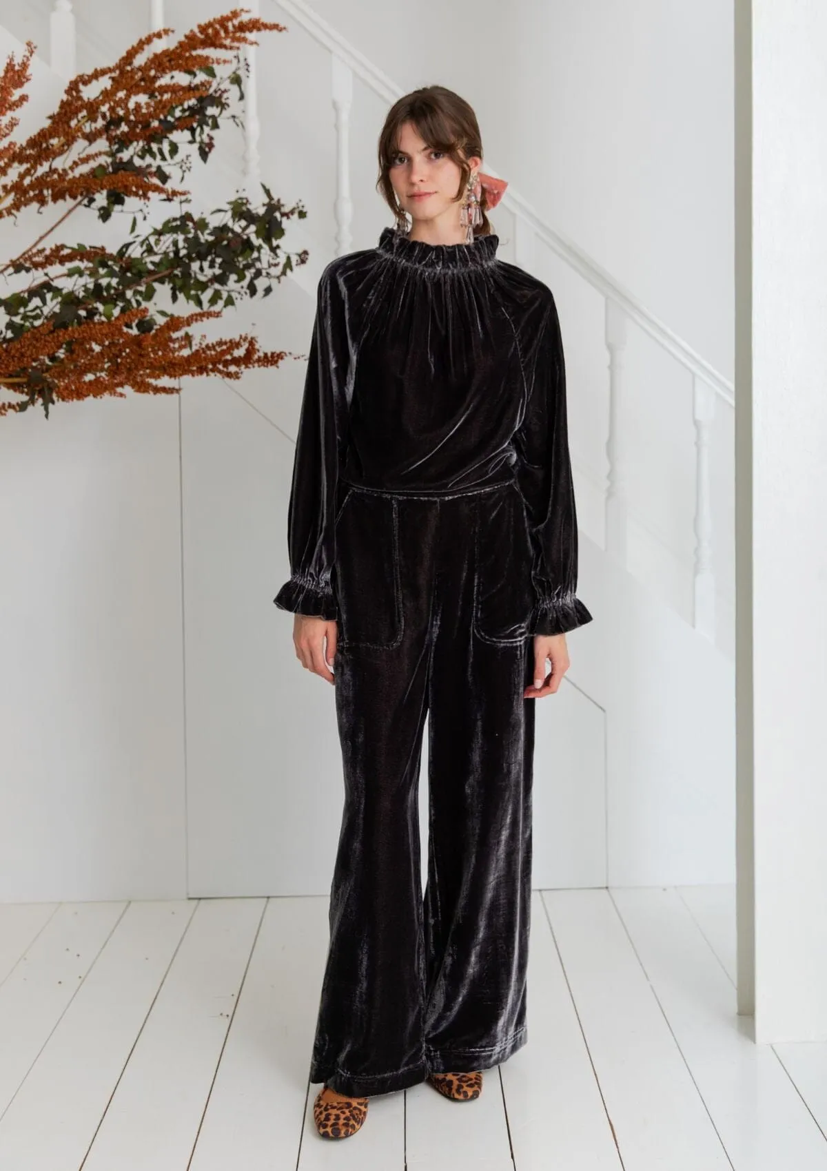 Bidette Velvet Trouser | Bonte