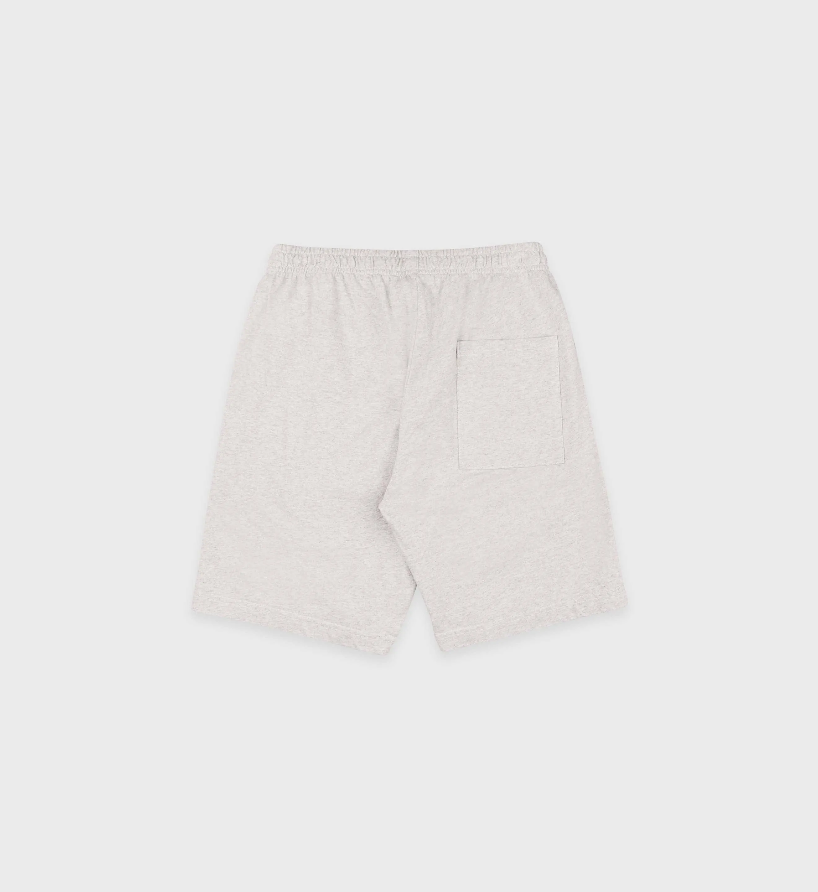 Bristol Crest Gym Short - Heather Gray/Navy