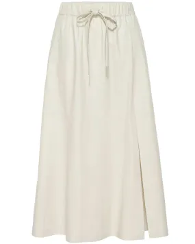 Calla White Vegan Leather Danni Skirt