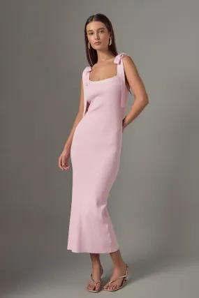 Candace Solid Knit Midi Dress