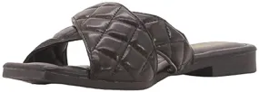 Cape Robbin ALANIS Classic Slip-On Comfort Slide Sandals Black (9, Black)