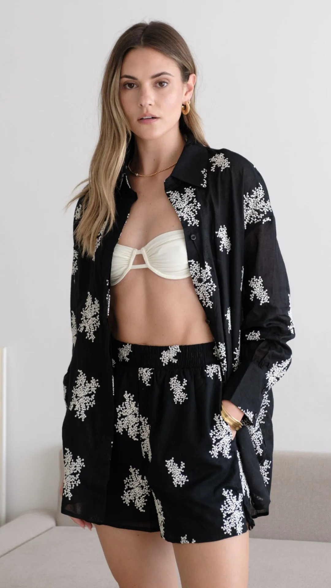 CELINA SHIRT - BLACK