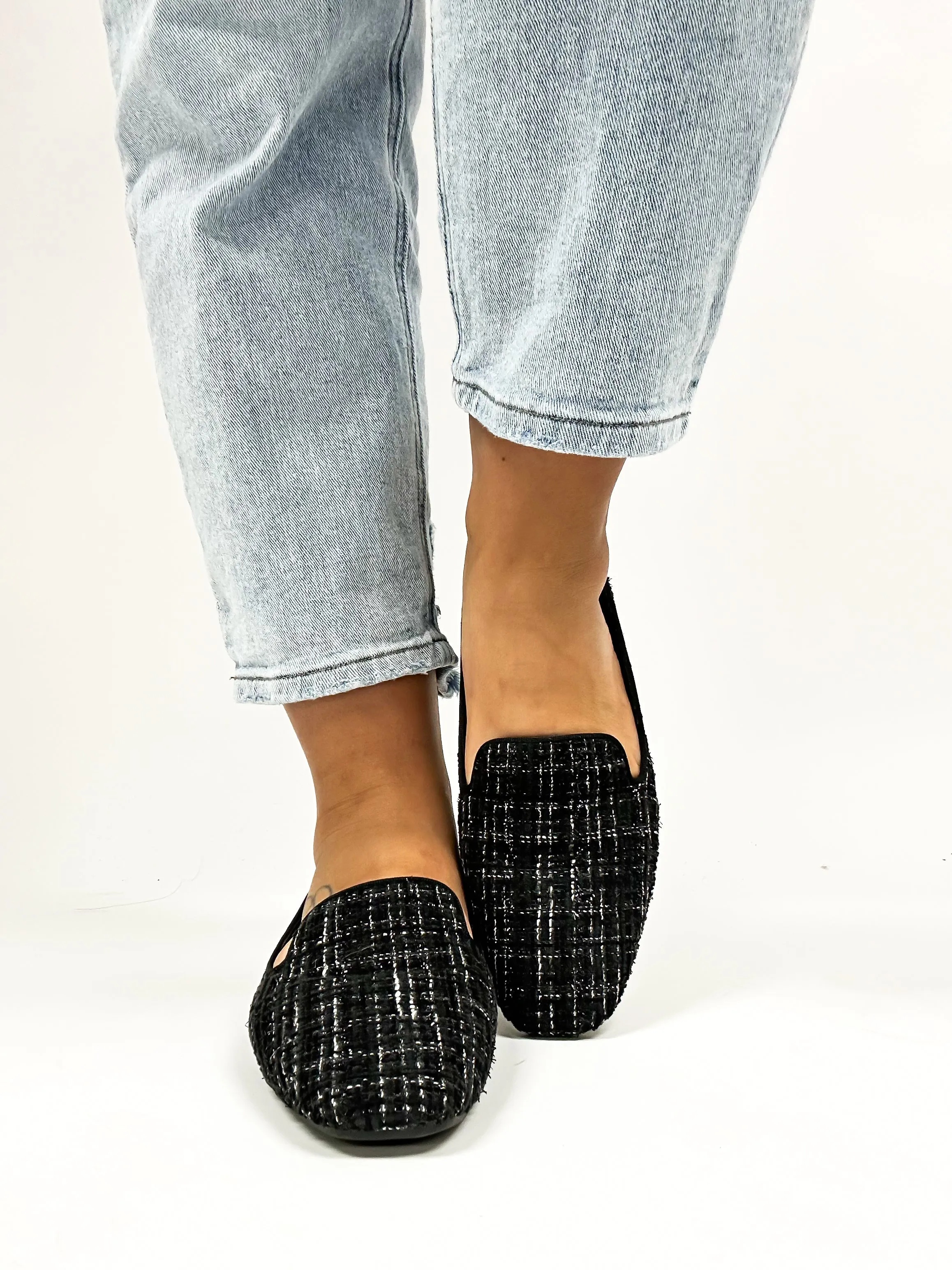 Corky's Black Tweed Goody 2 Shoes Flats FINAL SALE
