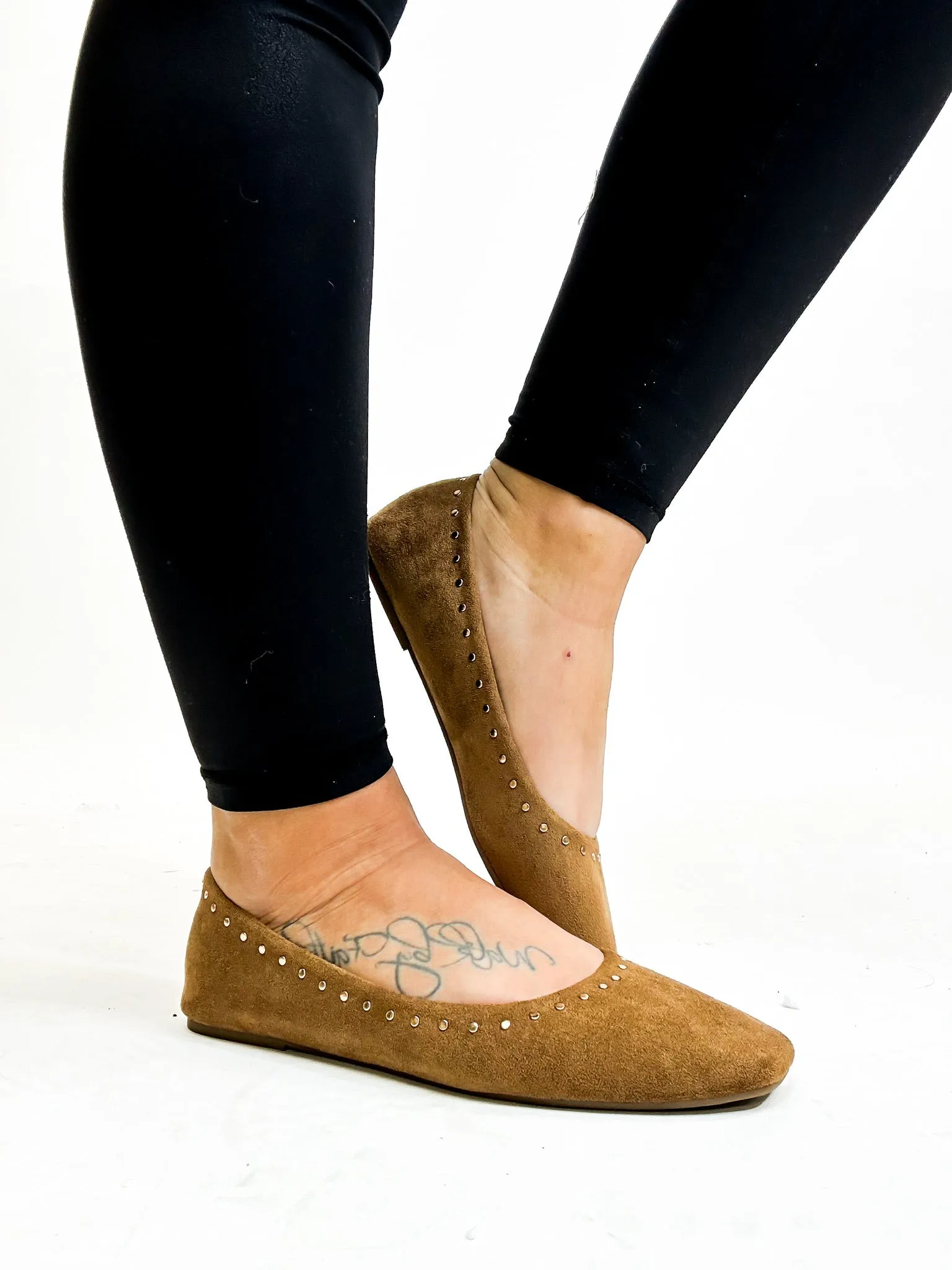 Corky's Tobacco Faux Suede Just In Time Flats FINAL SALE