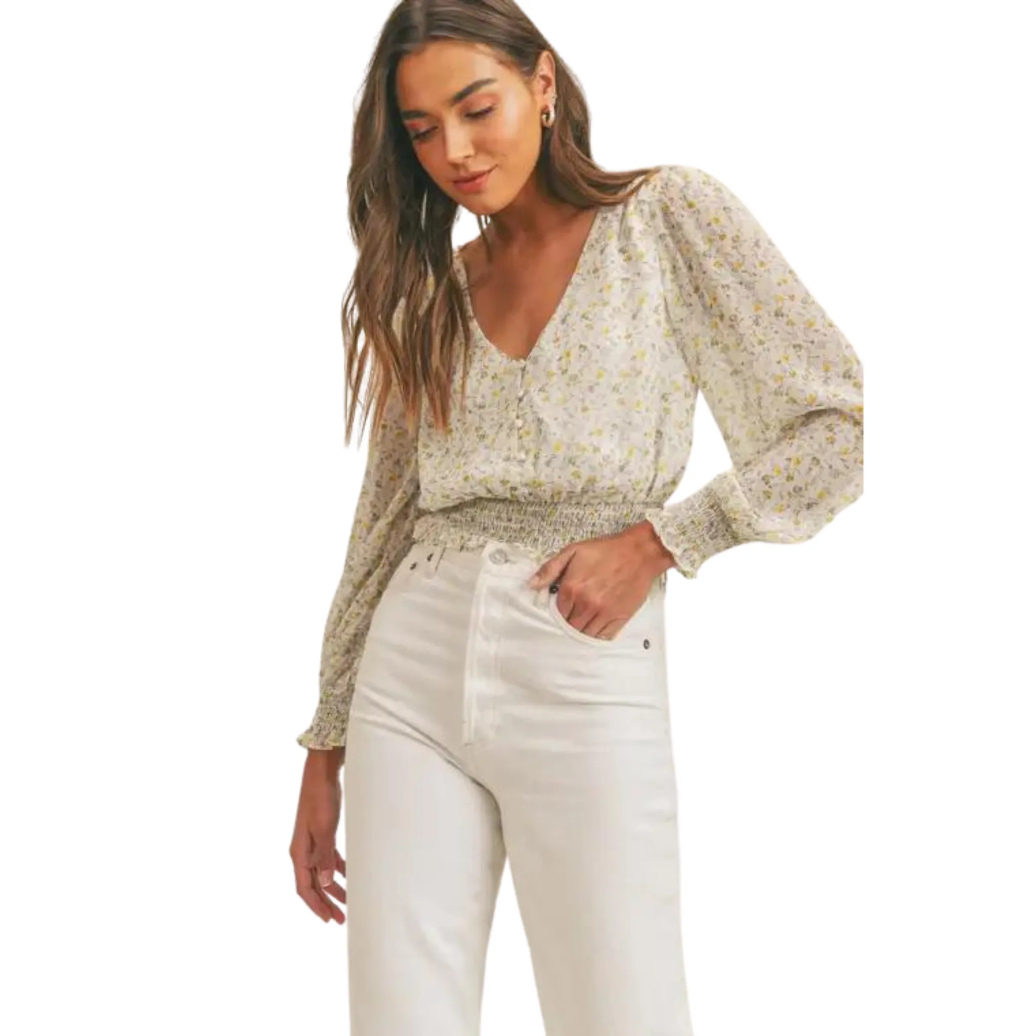Daisy Floral Top