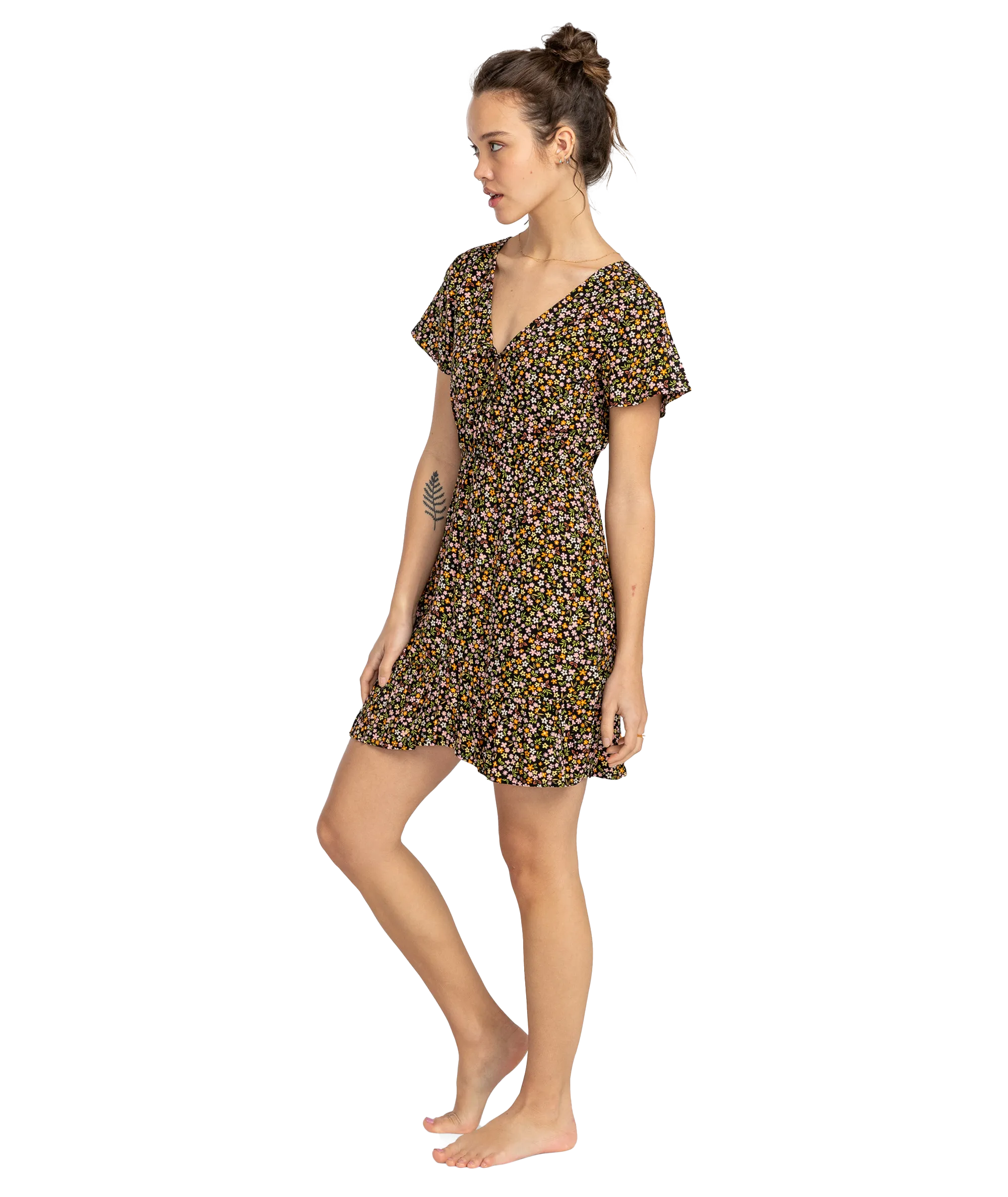 Day Trippin Dress in Black Sands