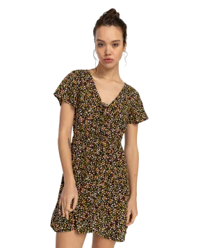 Day Trippin Dress in Black Sands