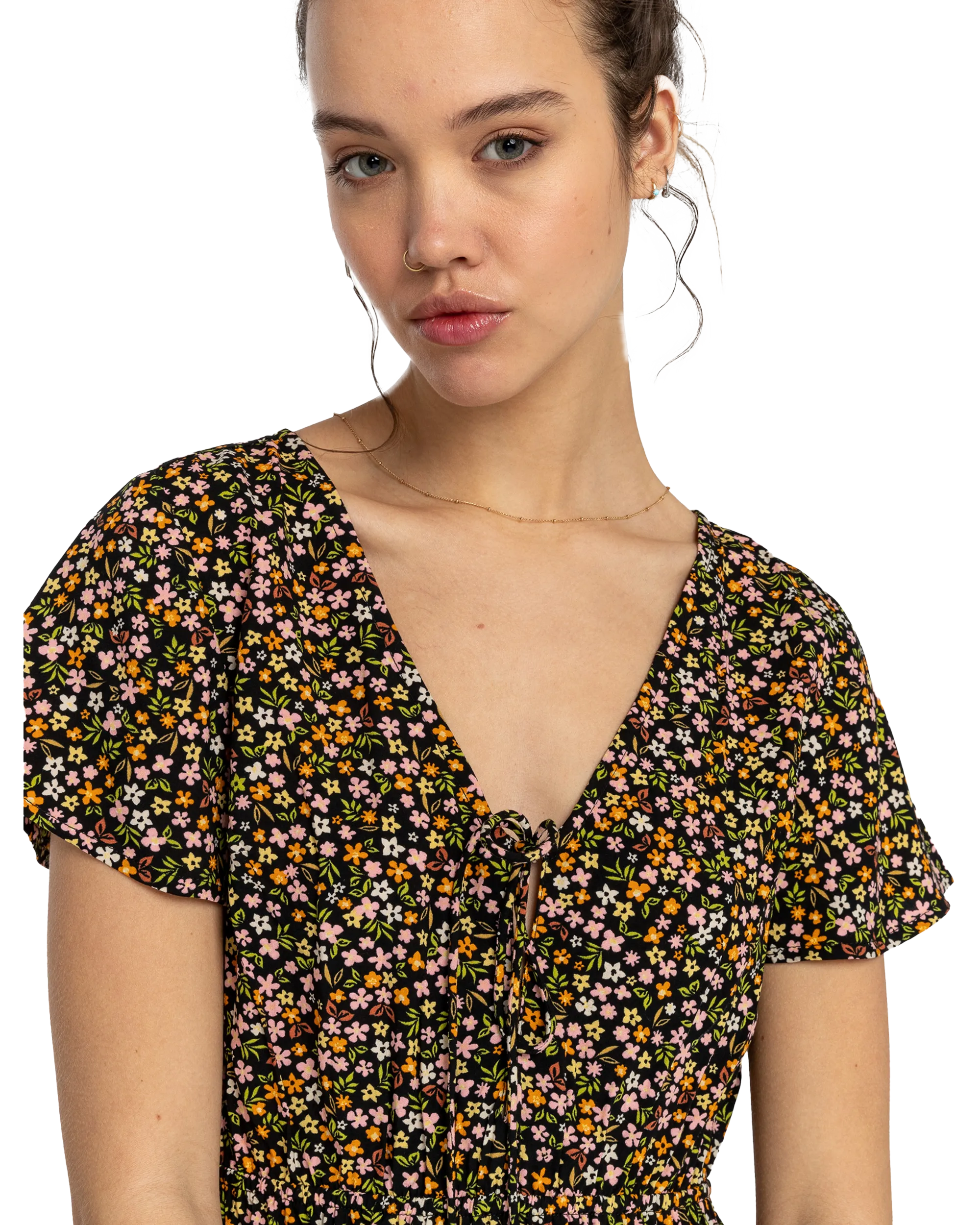 Day Trippin Dress in Black Sands