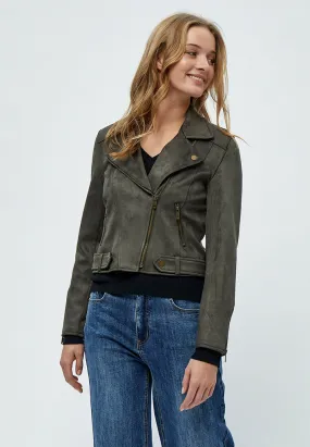 DSTabarak Biker Jacket - Beluga Green