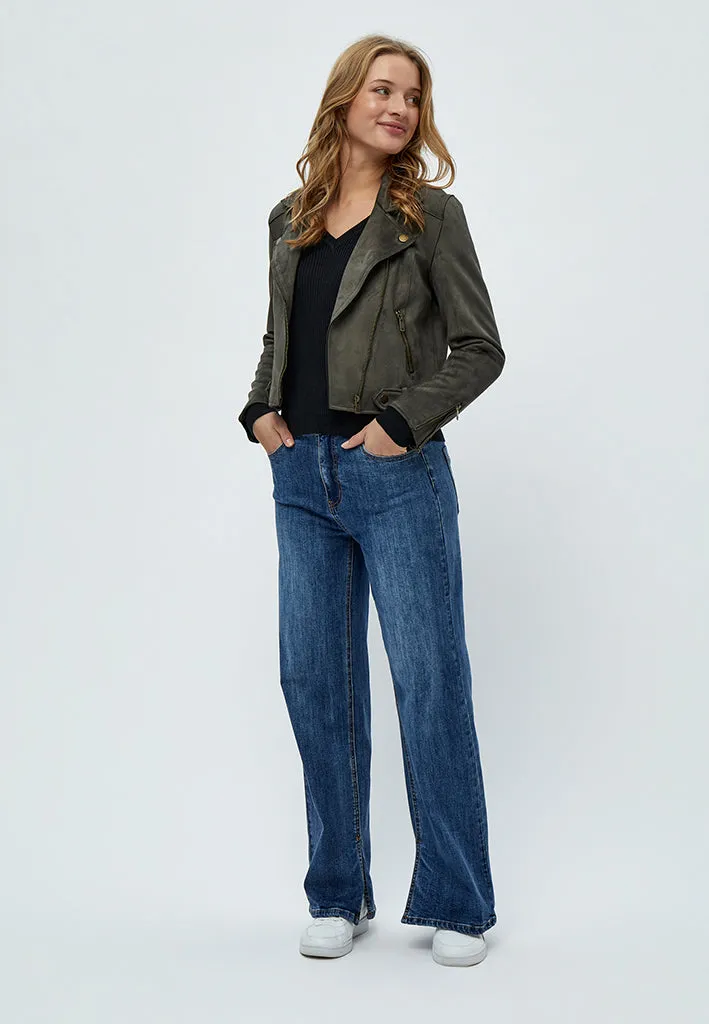 DSTabarak Biker Jacket - Beluga Green