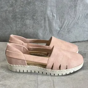 EASY STREET Women's Blush Bugsy Round-Toe Slip-On Comfort Flats SZ 8