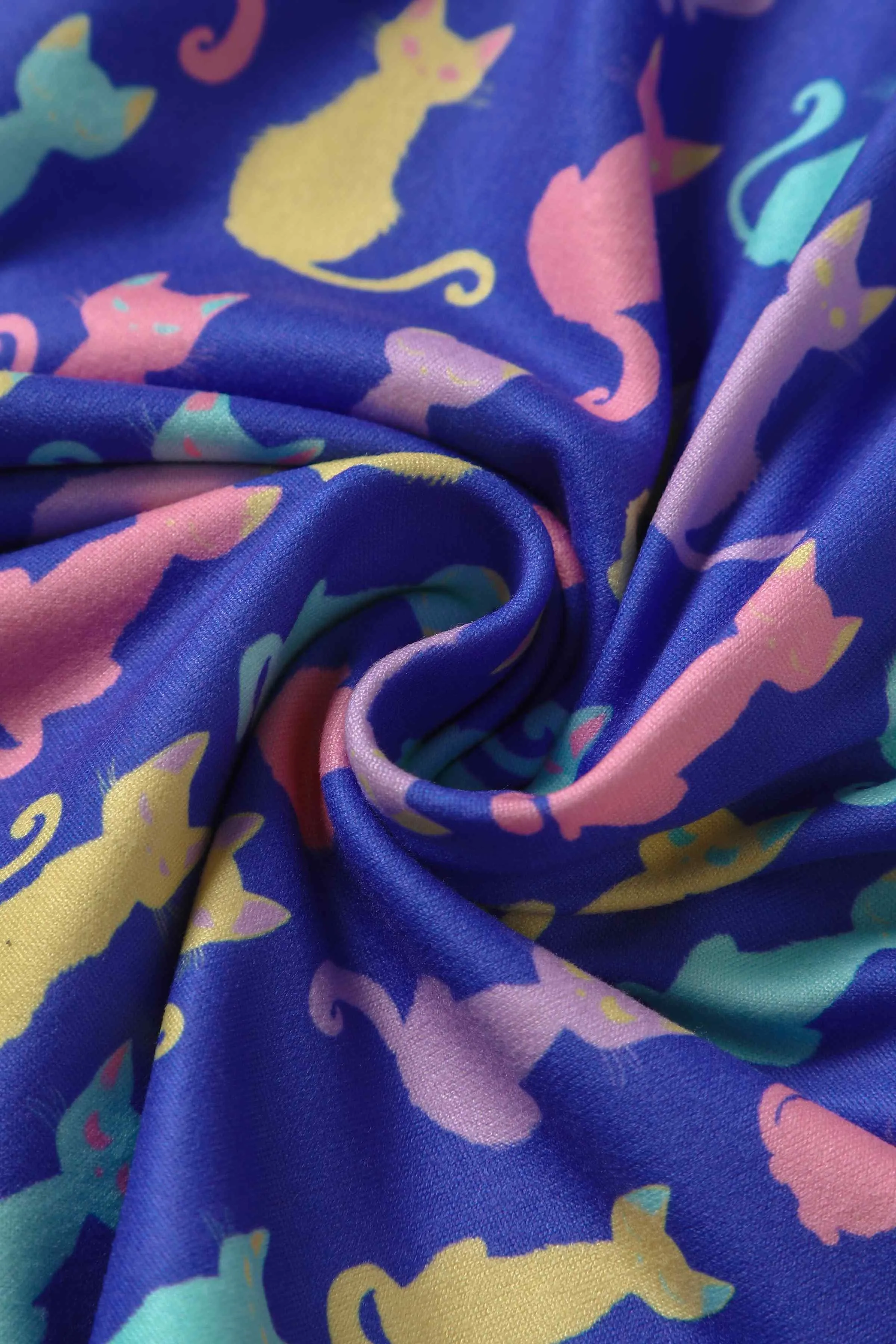 Esther Rainbow Cat Purple Jumpsuit