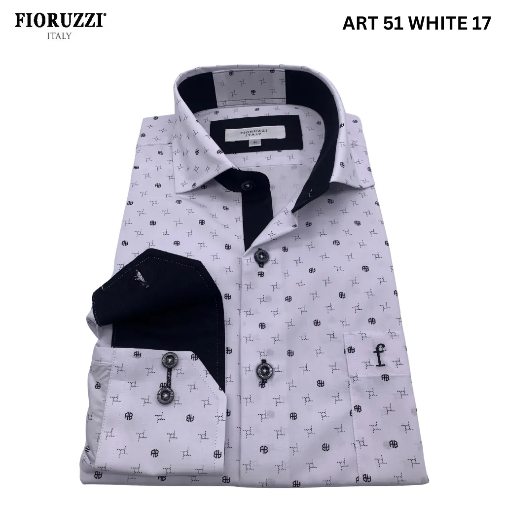 Fioruzzi  Art 51 Smart Casual  Shirt-White 17