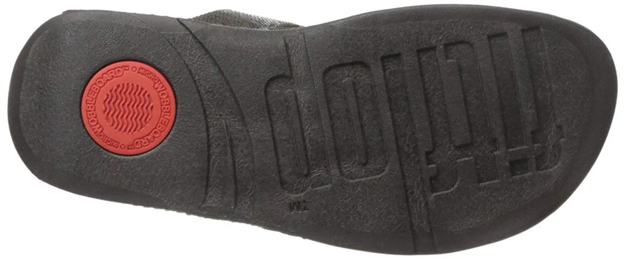 FitFlop Classic Bronze Sequin Comfortable Flatform Thong Flip Flop Sandals