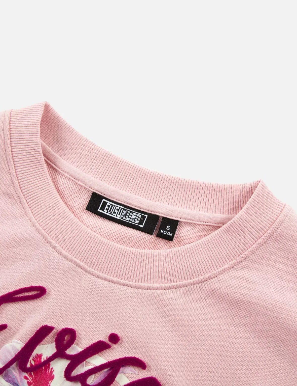 Floral Kamon Print and Logo Jacquard Loose Fit Sweatshirt