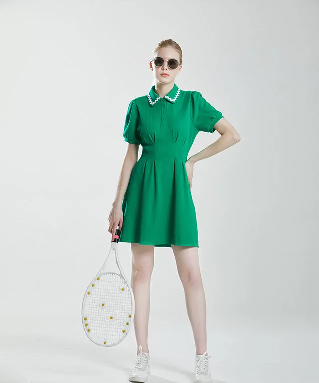 Flow Dress- Green