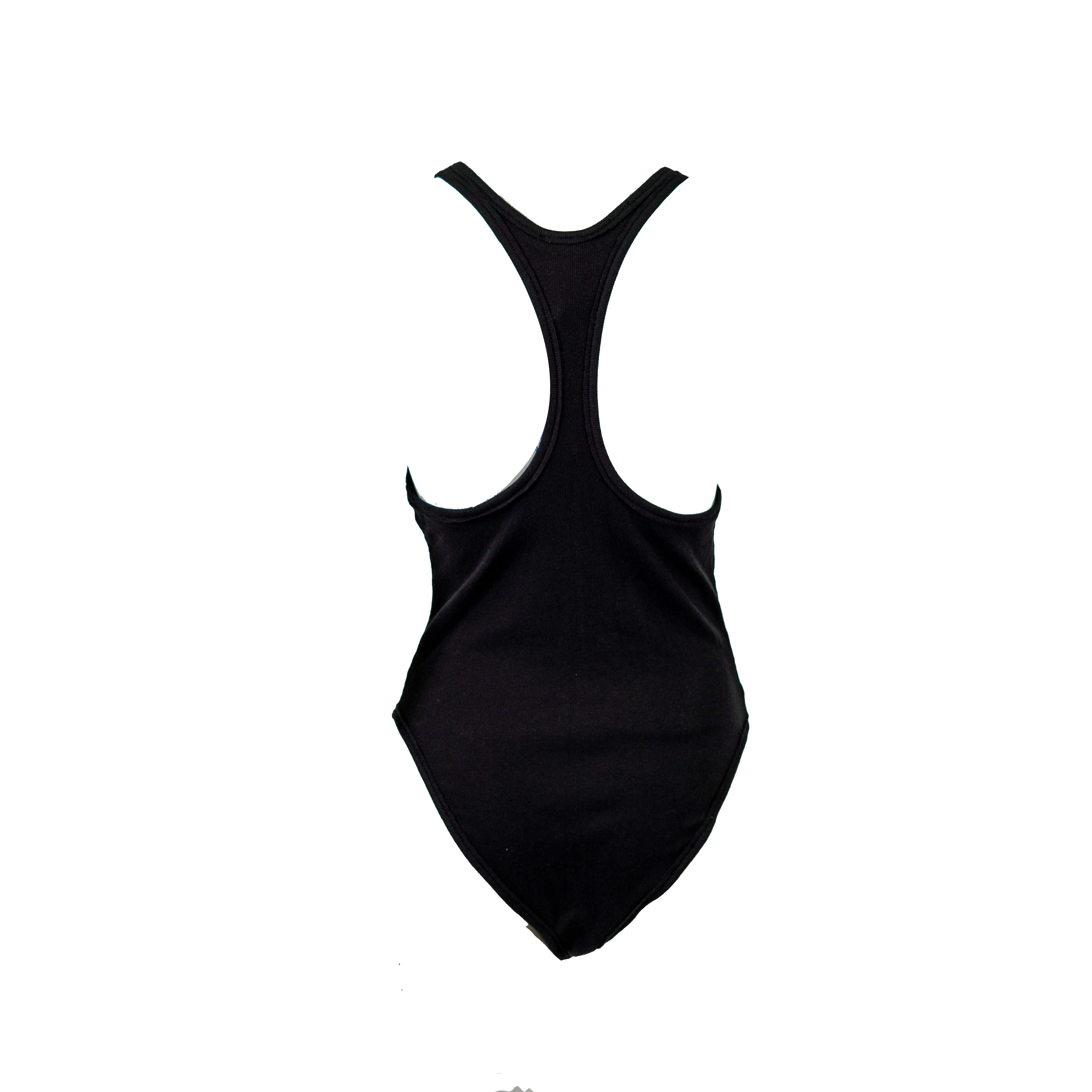 Free People Women's Hooked On You Sleeveless Bodysuit Black Size Medium