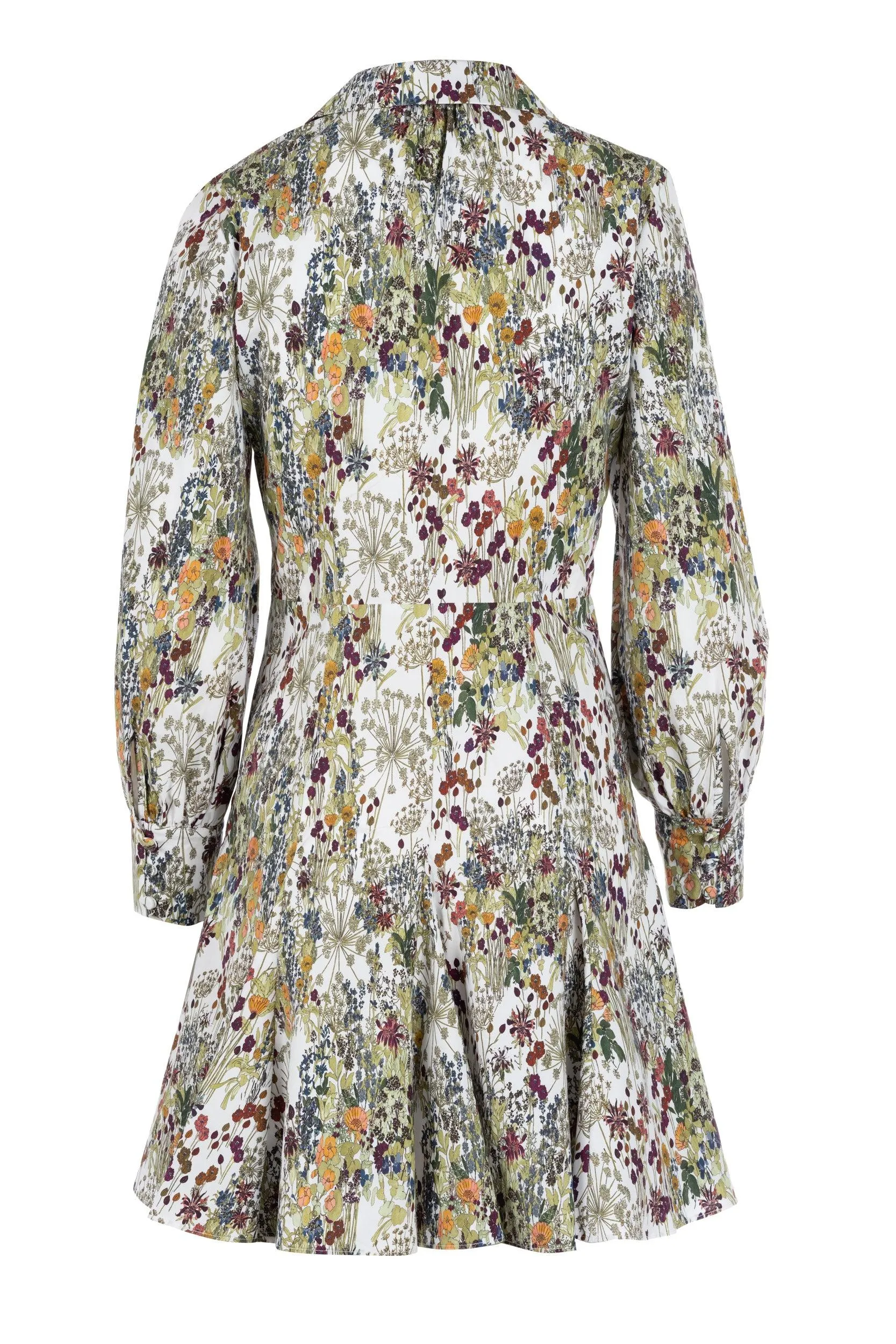 Freya Dress - White English Garden