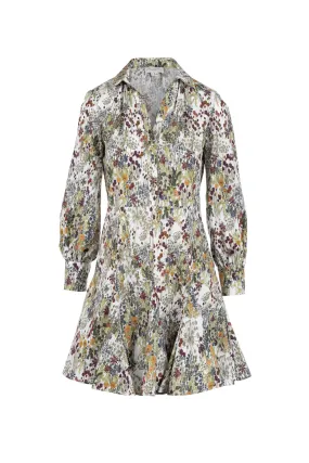 Freya Dress - White English Garden