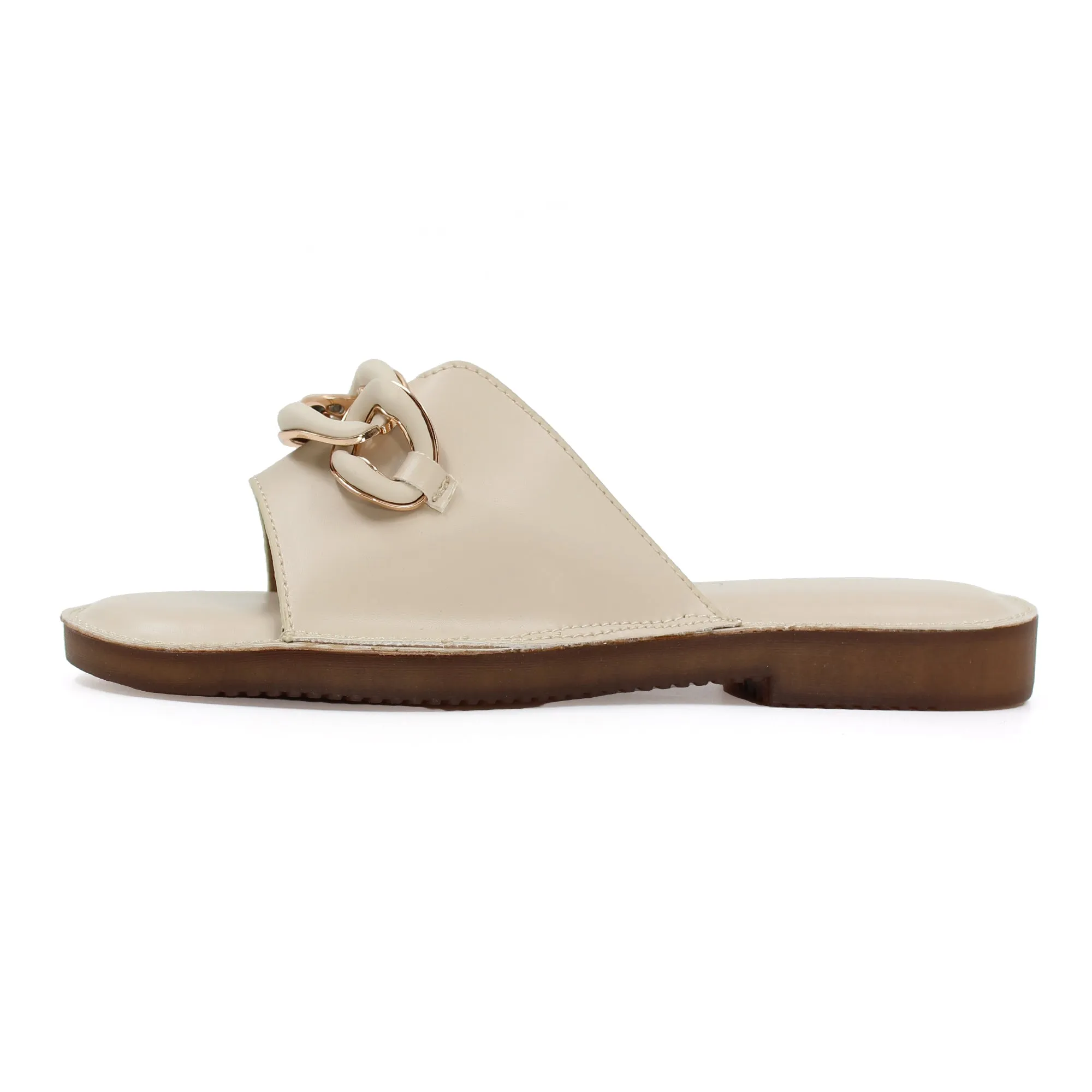 Golden Chain Detail Flats