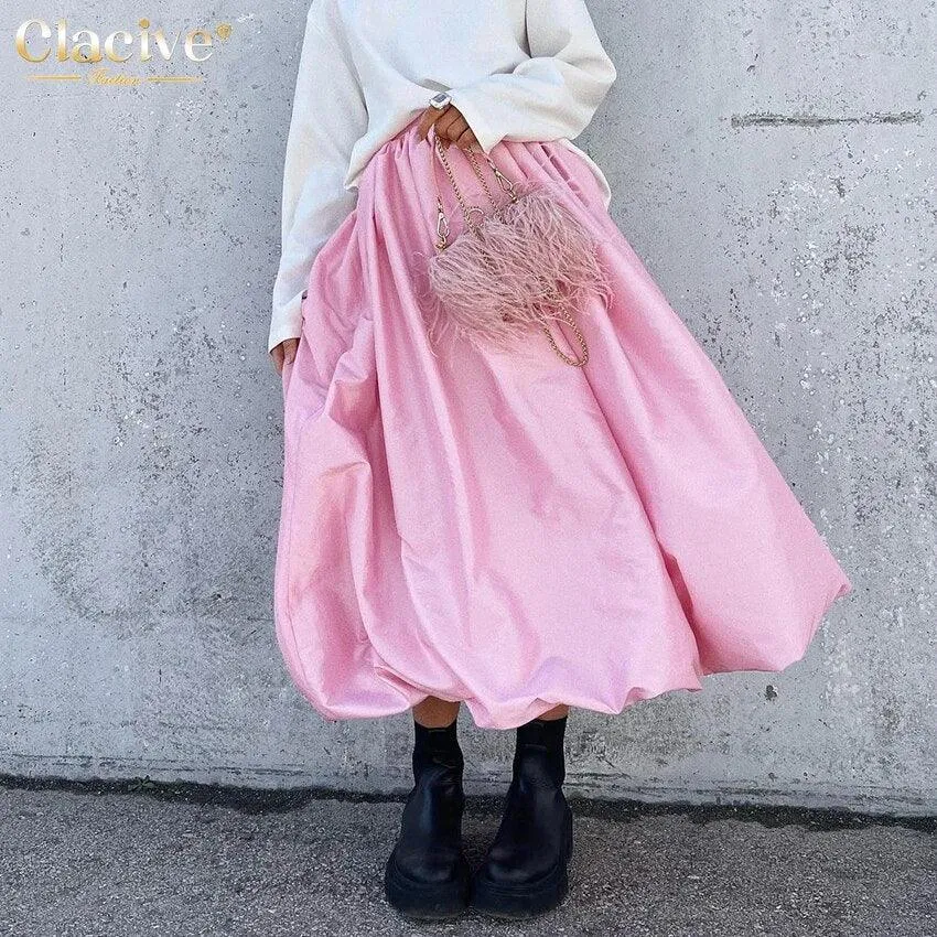 High Waist Formal Long Skirt - 5 Colours