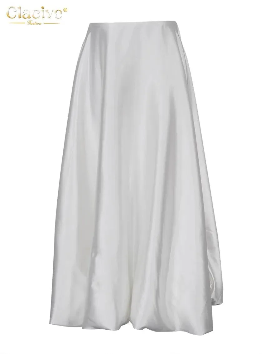 High Waist Formal Long Skirt - 5 Colours
