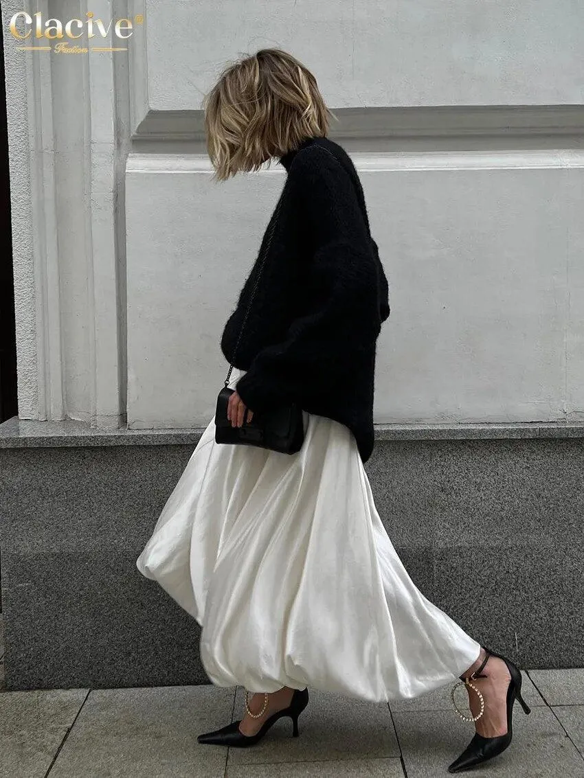 High Waist Formal Long Skirt - 5 Colours