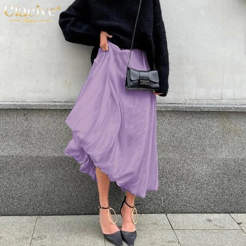 High Waist Formal Long Skirt - 5 Colours