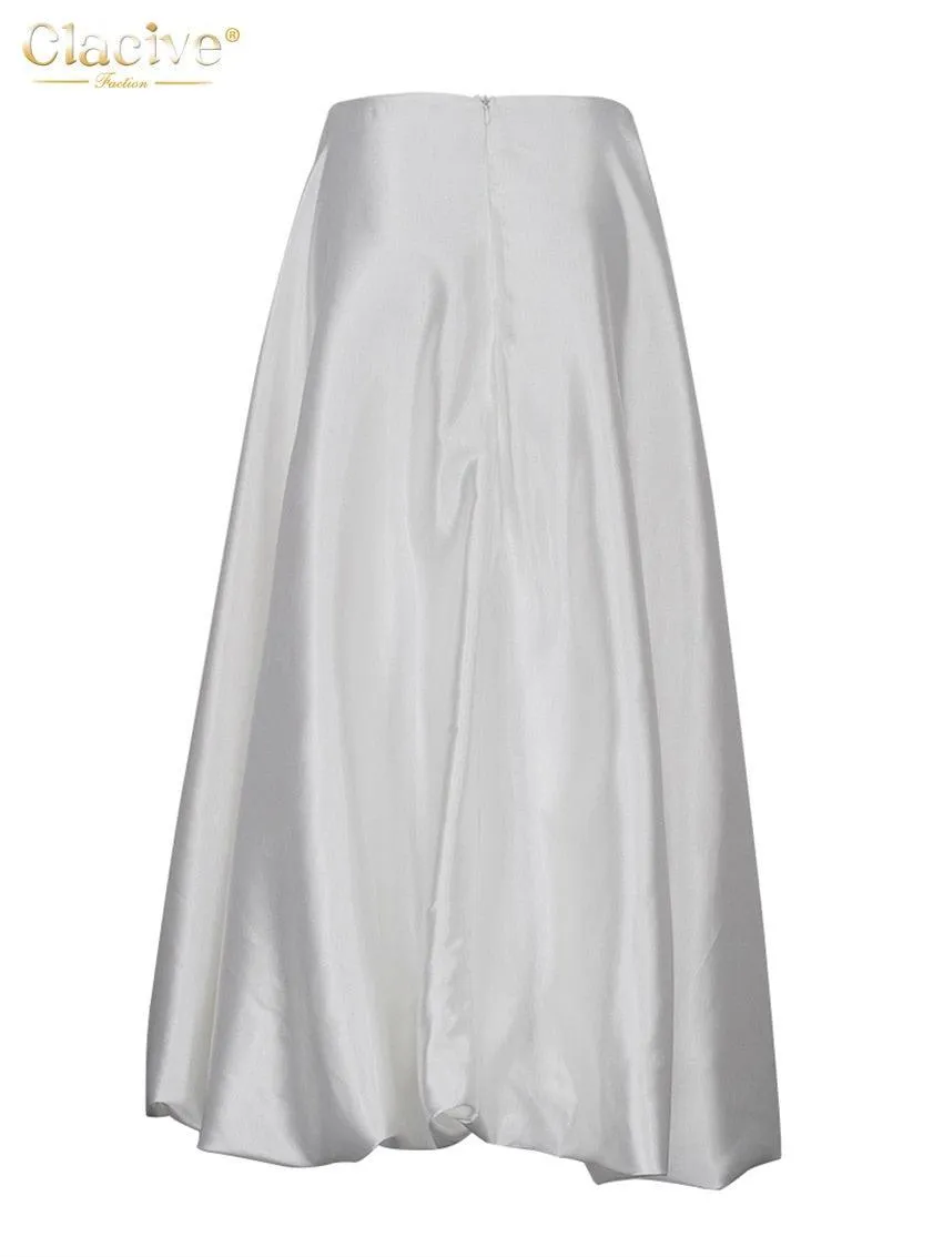 High Waist Formal Long Skirt - 5 Colours