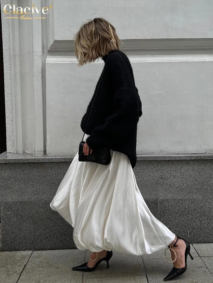 High Waist Formal Long Skirt - 5 Colours