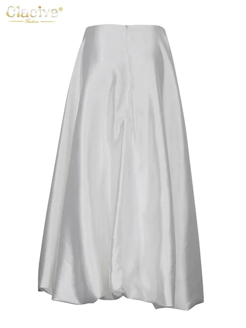 High Waist Formal Long Skirt - 5 Colours