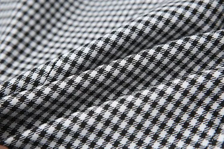 Houndstooth Double Breasted Blazer