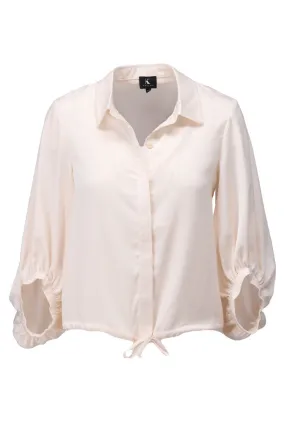 K-design - Blouse in satijn look (A674Birch)