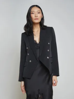 Kenzie Blazer - Black/Brushed Gunmetal