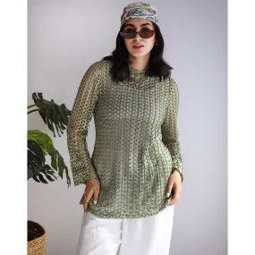 Knitted olive top