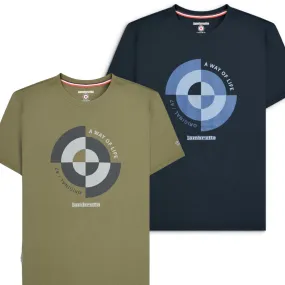 Lambretta Mens Target Quadrant Big & Tall T-Shirt