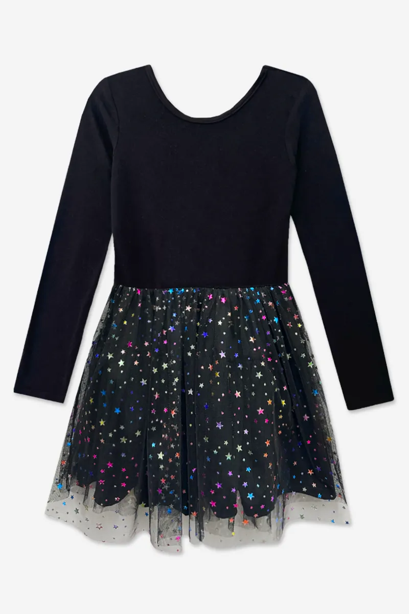 Long Sleeve Be Happy Tulle Dress