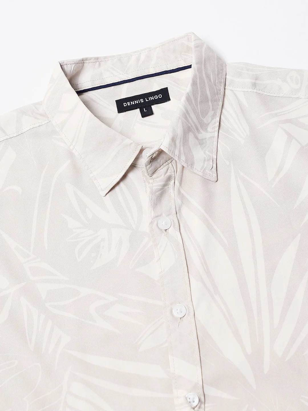Men's Off White Casual Shirts